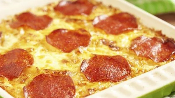 Макарони със зеленчуци на фурна