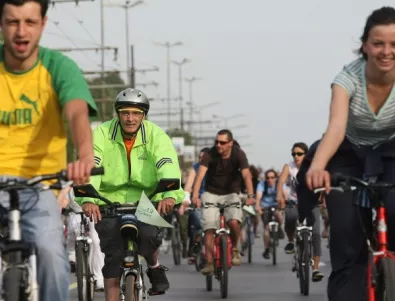 Велосипедистите представляват до 2% от трафика в София