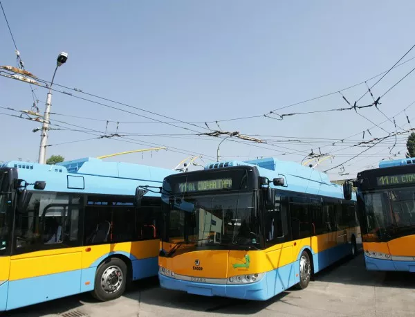Първите 2 нови тролейбуса пътуват към Стара Загора 
