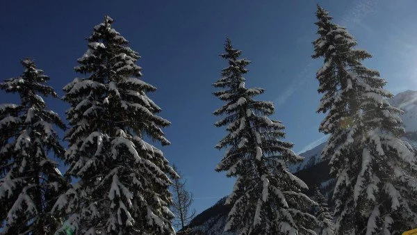 В Словения падна сняг