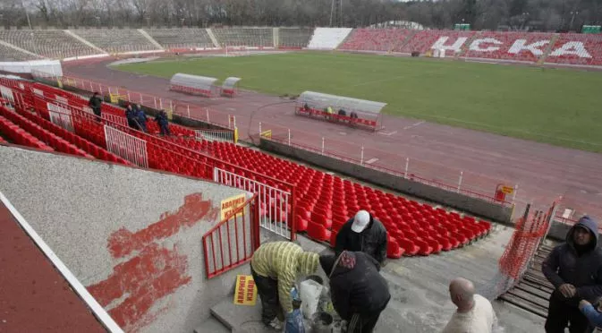ЦСКА строи втора зала на "Армията" и нов стадион