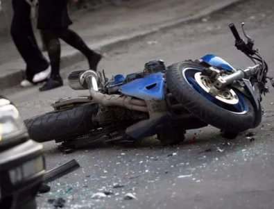 Висш полицейски служител пострада след катастрофа с мотор в София