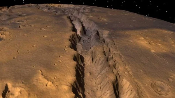 Учени откриха воден лед на марсианския екватор 