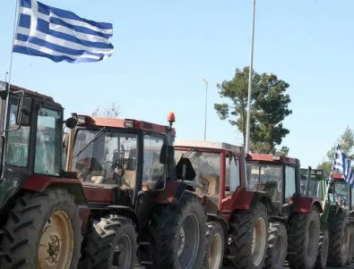 Гръцките фермери блокираха част от границата ни с Гърция*
