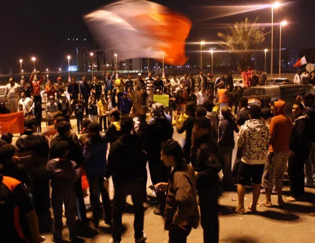 Протест срещу Бахрейн заради домакинството на конференцията за арабския план "Маршал"