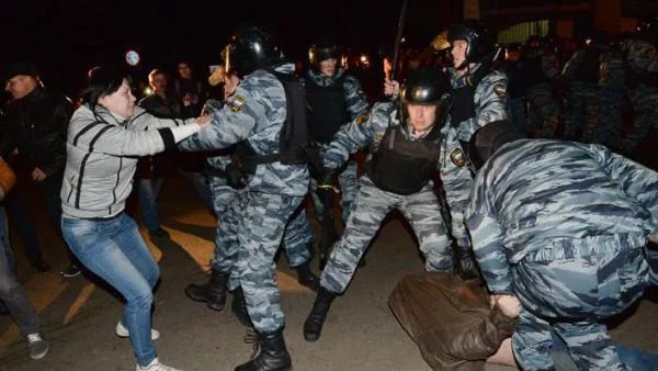 Масови арести след протестите в Москва