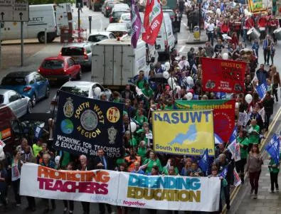 Учителска стачка парализира Лондон