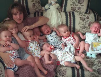 Първата в света седморка близнаци навърши 16 години (снимки)