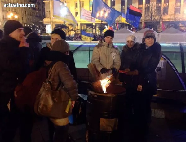 Прокуратурата в Украйна търси студентите, участващи в протестите