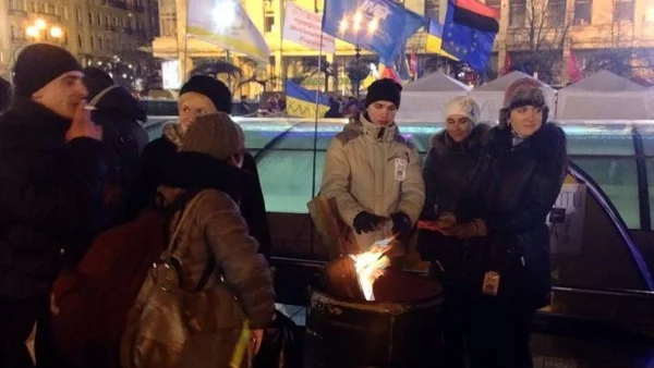 Прокуратурата в Украйна търси студентите, участващи в протестите