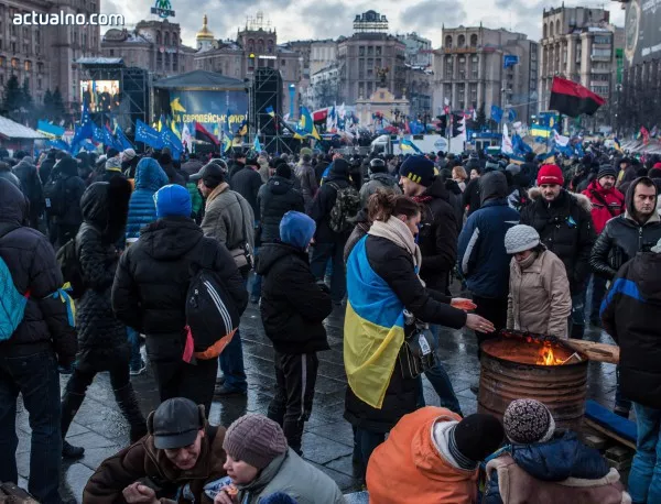 Телевизионния център в Киев бе взет под контрол от "Беркут"