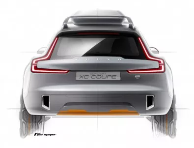 Volvo продължава ултрамодерния дизайн с XC Coupe