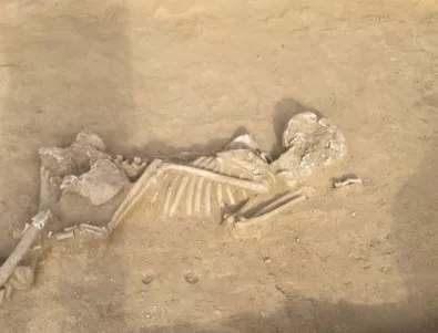 Откриха скелет на 7800 години в столичния квартал 