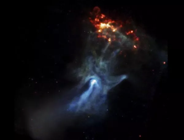 Космически телескоп на НАСА видя "ръката на Бог"