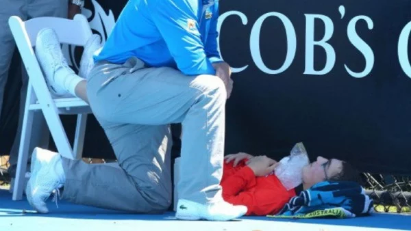 Зверска жега на Australian Open – колабираха стюард и тенесист