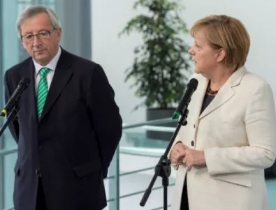 Меркел вече застана твърдо в подкрепа на Юнкер