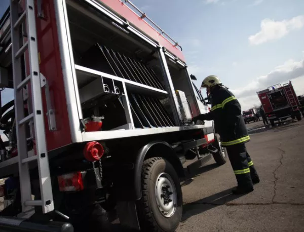 Пожар горя в Захарния комбинат в Пловдив 
