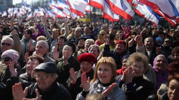 93% са гласували за обединението на Крим с Русия
