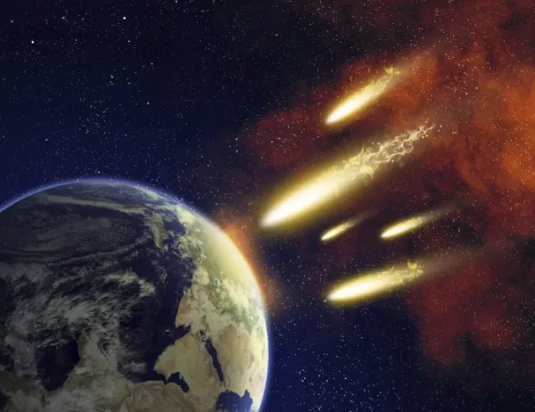 Поток от комети и астероиди ще засипе планетата ни
