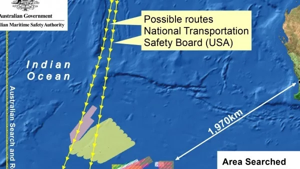 Възобновиха търсенето на малайзийския боинг в Индийския океан