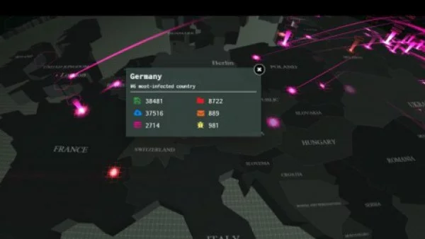 Интерактивна карта показва в реално време кибер атаките по света