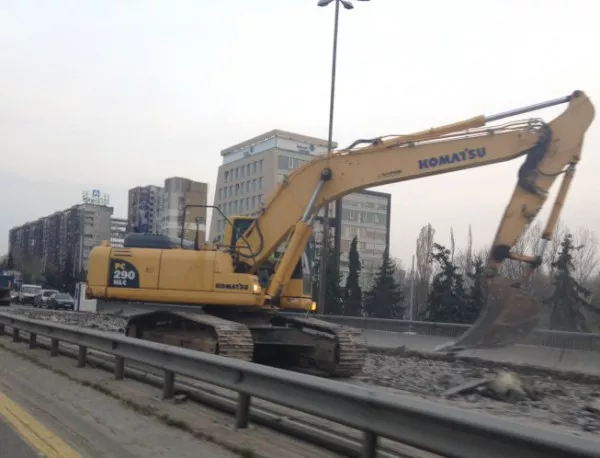 Спешно ремонтират "Цариградско шосе" заради дъждовете