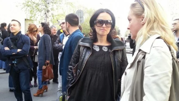 Журналисти протестираха пред МВР в подкрепа на Генка Шикерова 