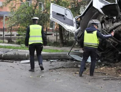 Седем души пострадаха при тежка катастрофа край Русе