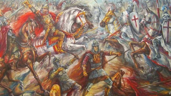 Цар Калоян разгромява Латинската империя