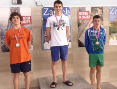 Спортният талант Боян Савов обра златото на републиканското по скокове във вода 