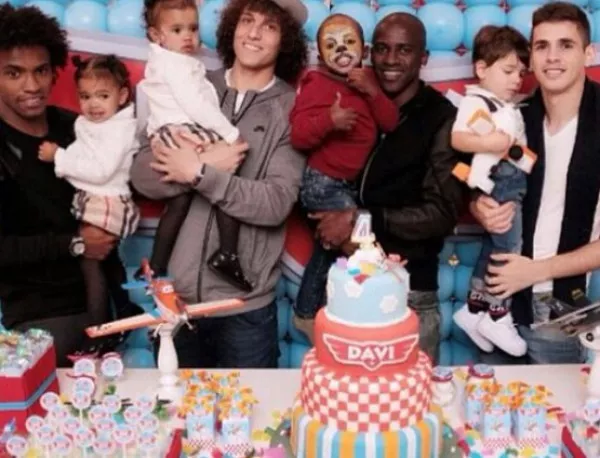 Бразилският квартет на Челси празнува рожден ден на сина на Рамиреш   