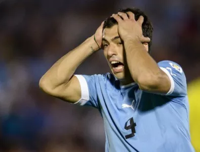 Табарес: Суарес няма да е титуляр срещу Коста Рика