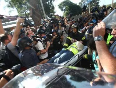 Протестите в Сао Паоло приключиха със сблъсъци с полицията