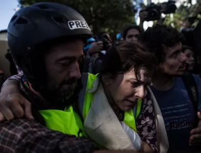 Раниха журналисти на CNN на протестите в Сао Пауло срещу Мондиала