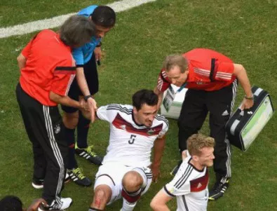 Защитник на Германия отпадна за мача с Гана