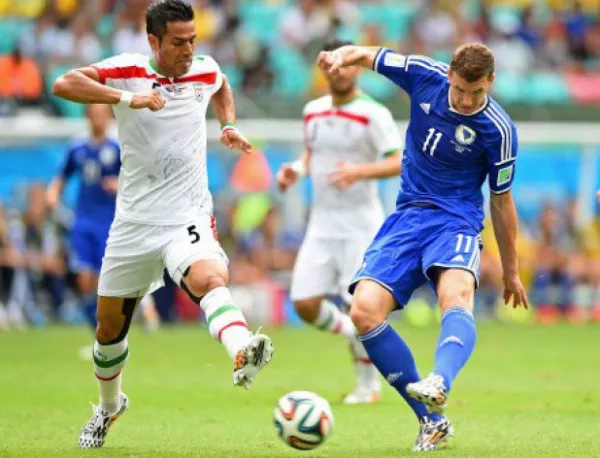 Звездата на Босна и Херцеговина е играч на мача срещу Иран