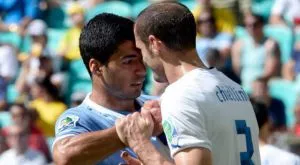 Суарес и Киелини сключват примирие