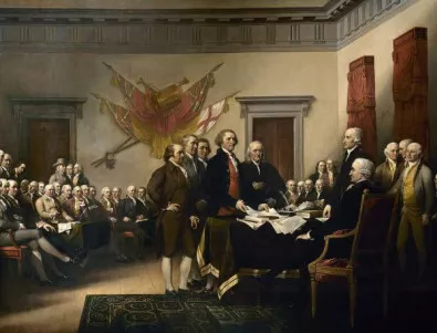 Подписана е Декларацията на независимостта на САЩ