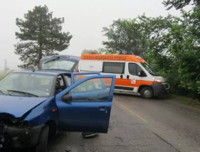 Верижна катастрофа на изхода на Асеновград за Пловдив