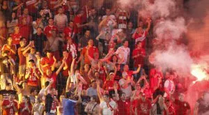 Свирепа чужда агитка подкрепя ЦСКА на дербито