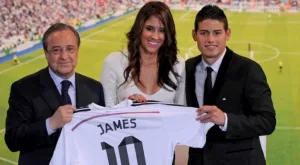 И съпругата на Хамес ще играе в Мадрид