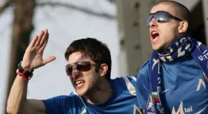 Полиция надзирава продажбата на билети на "Герена" 