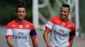 Алексис проведе първа тренировка с Арсенал (ФОТО)