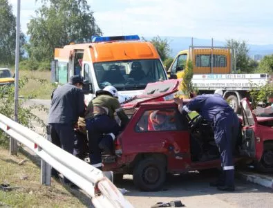 Мъж пострада тежко при катастрофа край Бургас