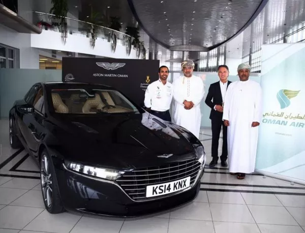 Тестват Aston Martin Lagonda в Оман