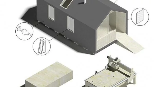 Къща, която... сваляш от интернет и сглобяваш сам