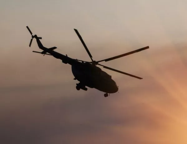 Български военен вертолет падна в Черно море, има тежко пострадали