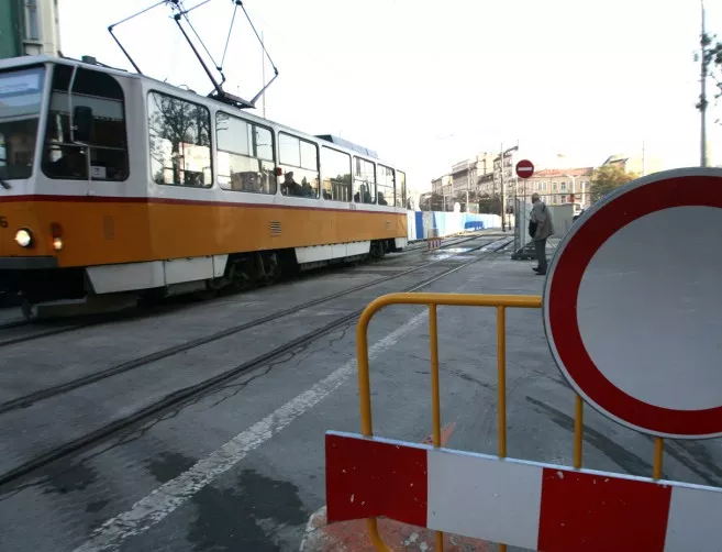 Възстановено е движението на трамваи по "Граф Игнатиев"