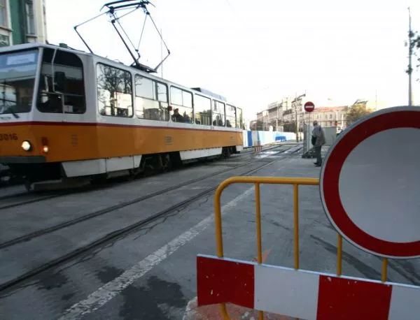 Промени в движението в София заради ремонт на трамвайни линии