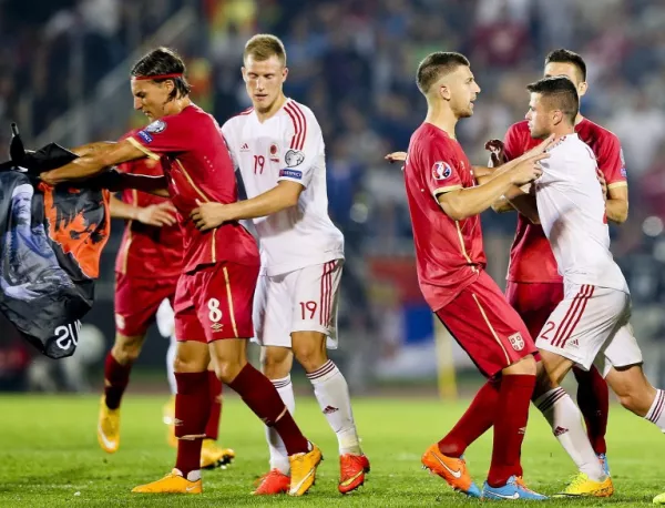 Албанското МВнР призова Сърбия да осъди футболния инцидент
